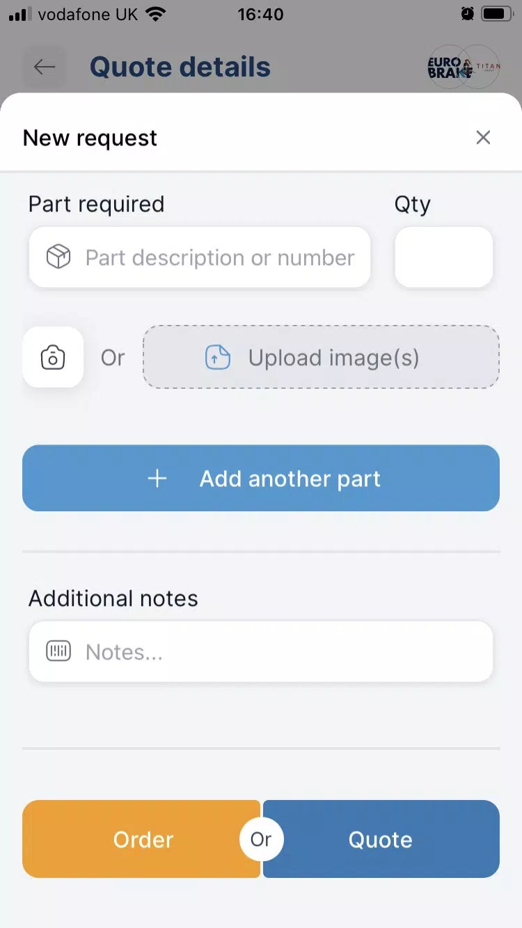 My Parts Locator Screenshot1
