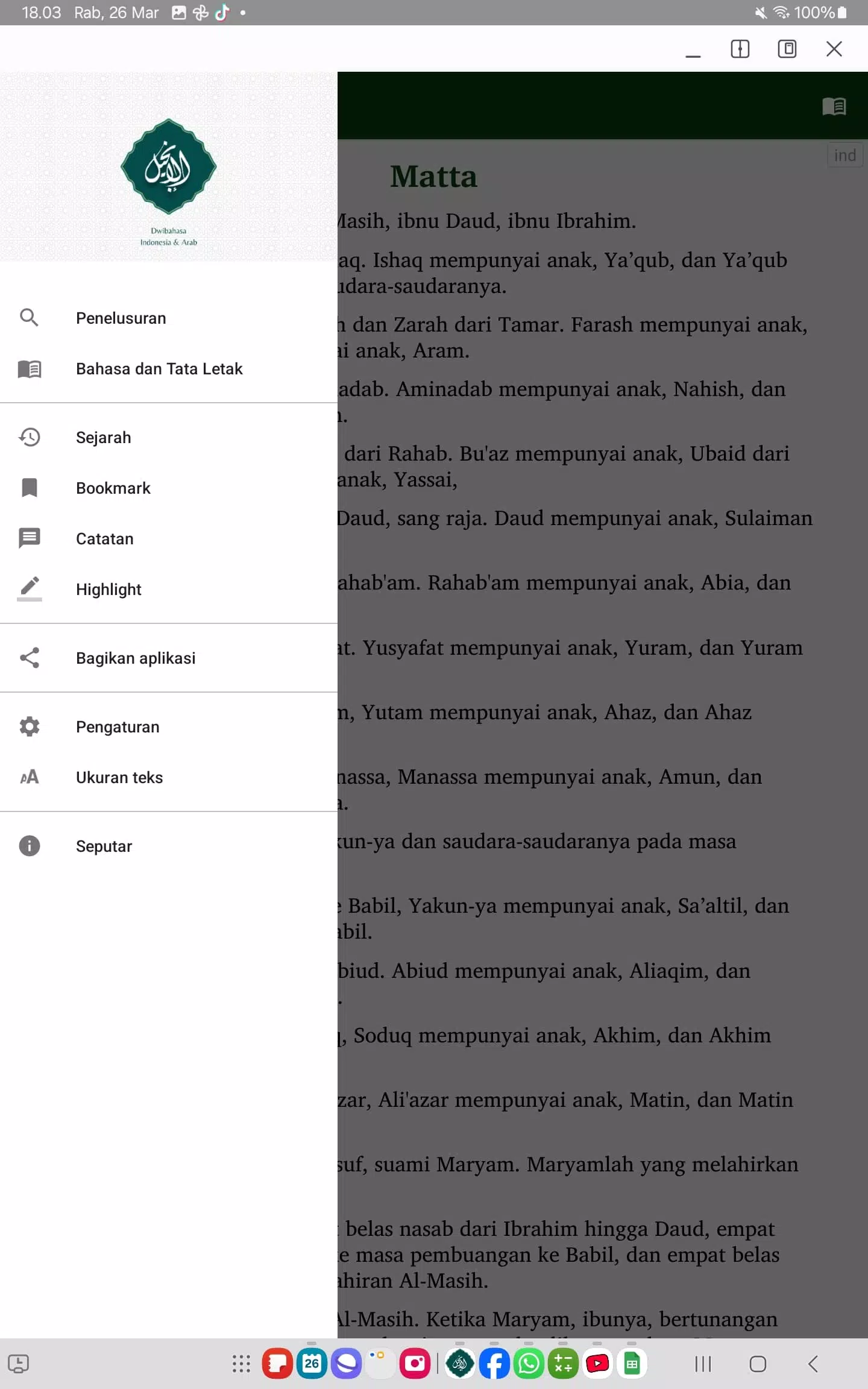 Kitab Al-Injil ID Screenshot4