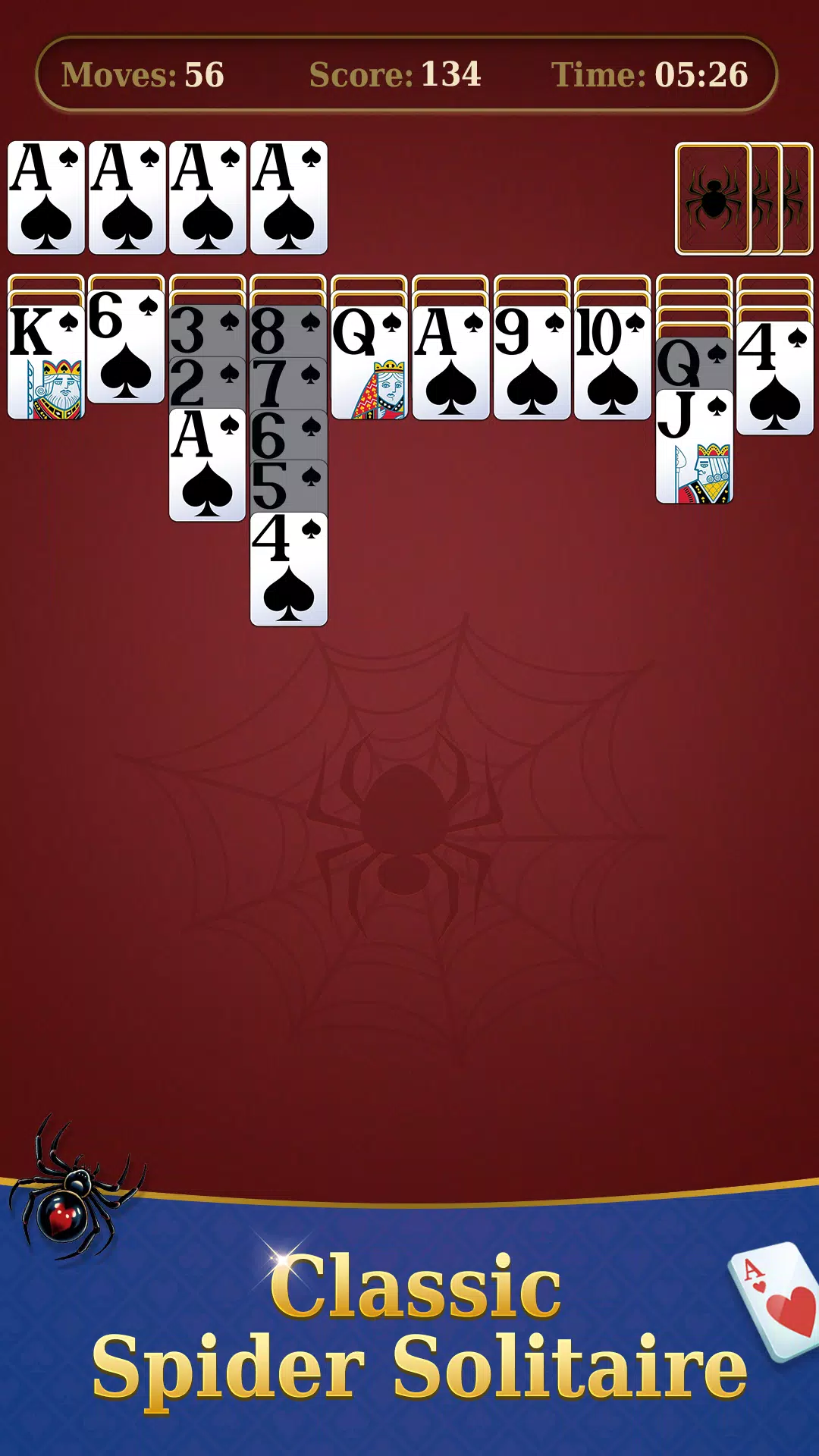 Spider Solitaire - puzzle trip Screenshot7