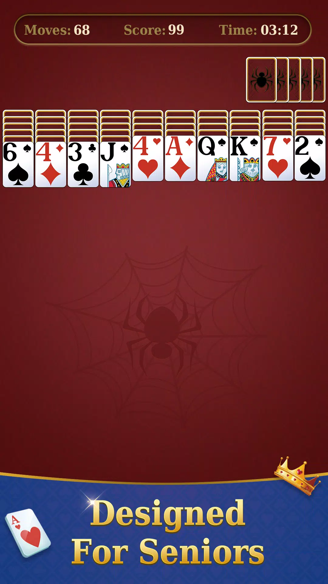 Spider Solitaire - puzzle trip Screenshot2