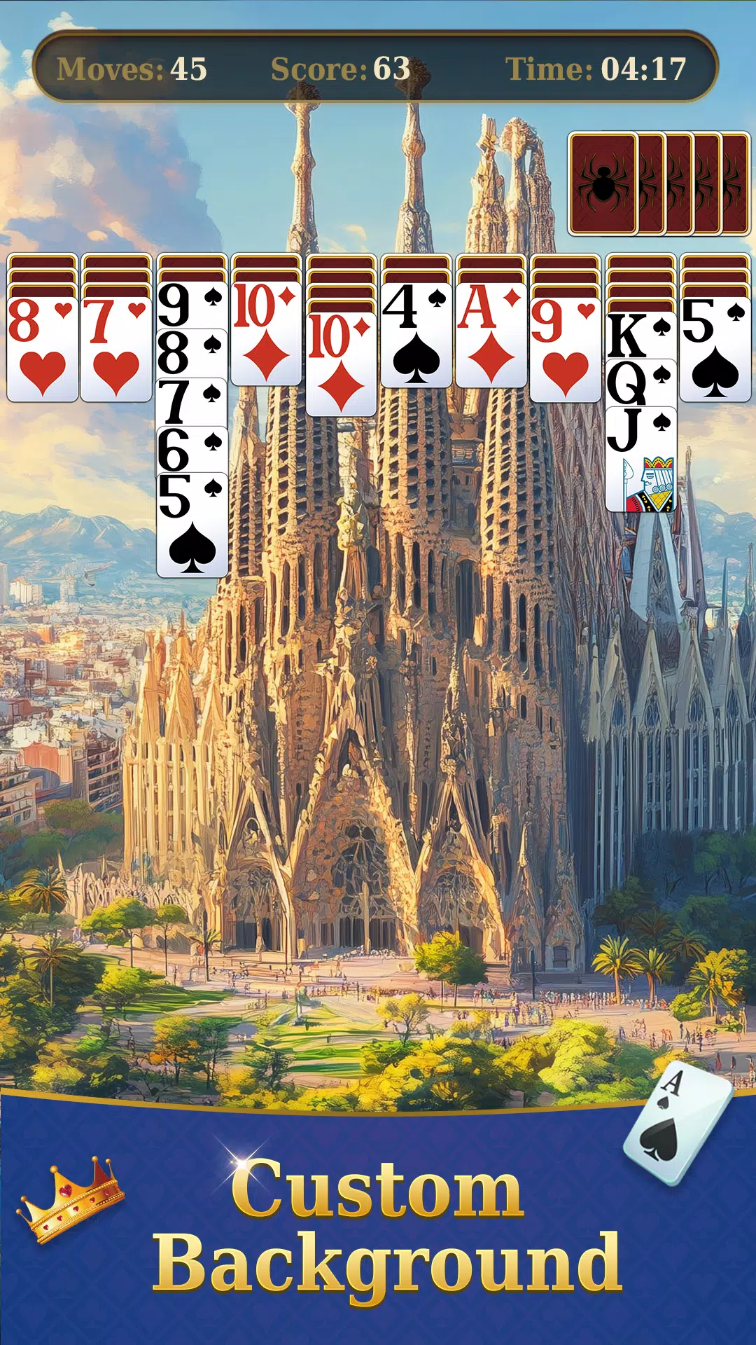 Spider Solitaire - puzzle trip Screenshot4