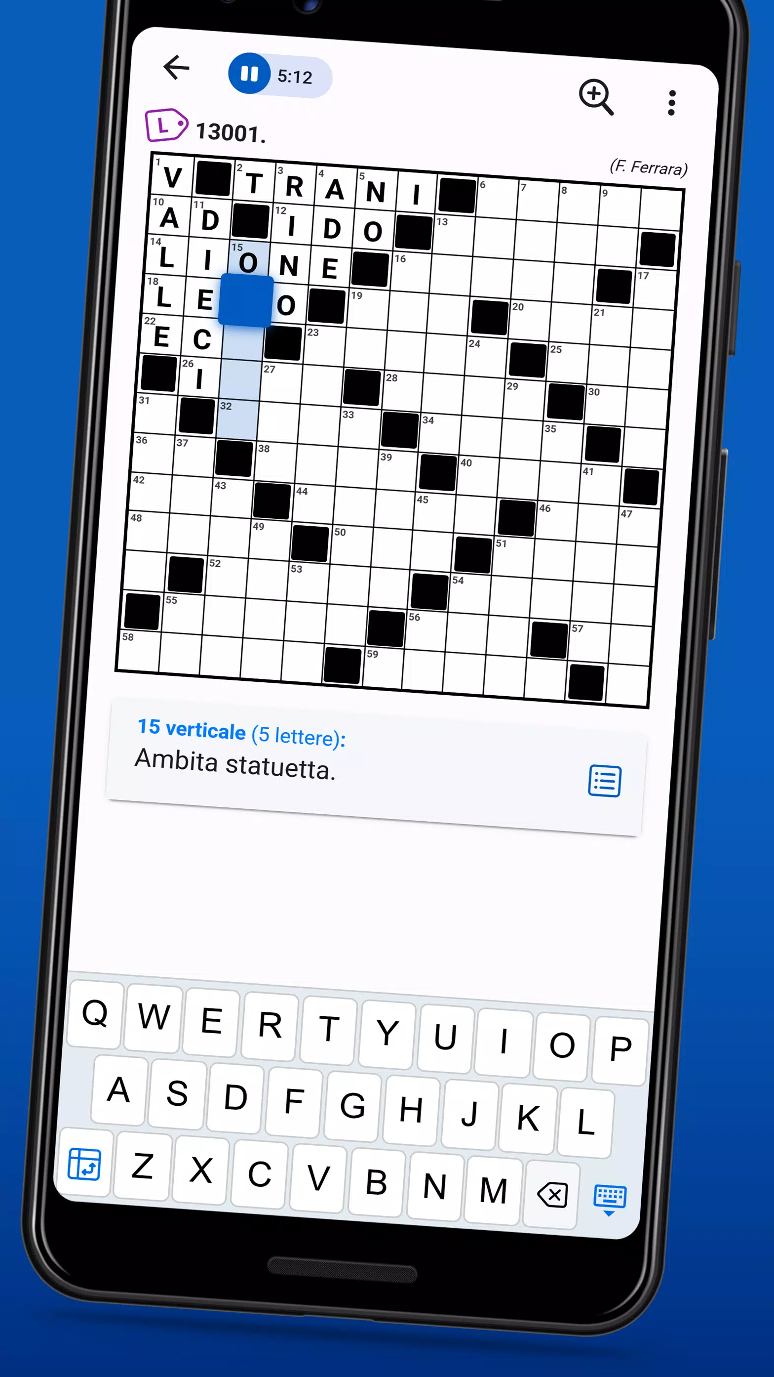 Cruciverba Screenshot1