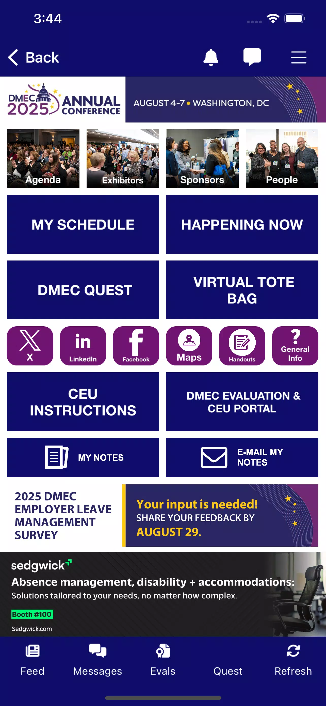 DMEC Events Screenshot4