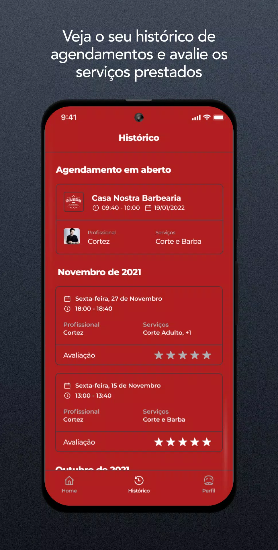 Casa Nostra Barbearia Screenshot1