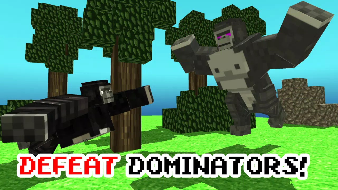 Blocky Wild Park: Gorilla Bash Screenshot4