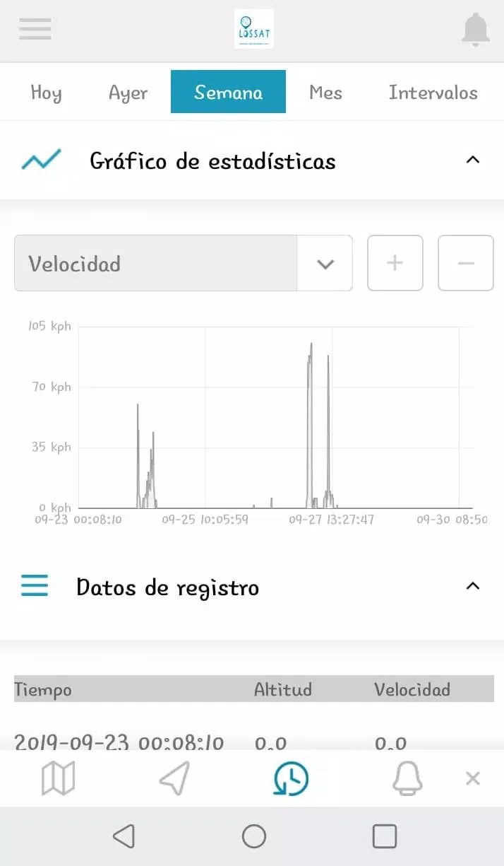 LOSSAT GPS TRACKER Screenshot3