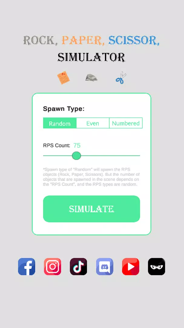 Rock Paper Scissor - Simulator Screenshot8