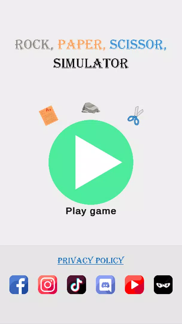 Rock Paper Scissor - Simulator Screenshot7
