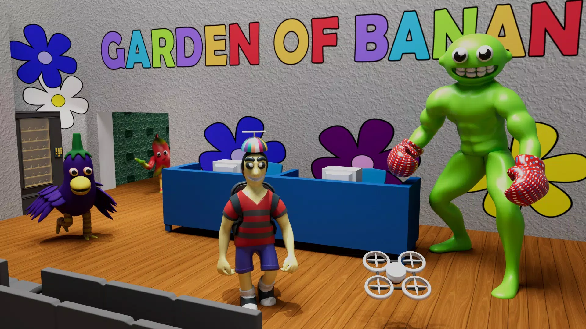 Garden Of Monsters Survival 3D Screenshot1