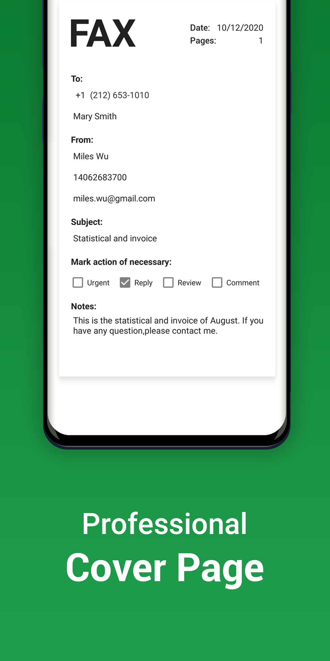Tiny Fax - Send Fax from Phone Screenshot5