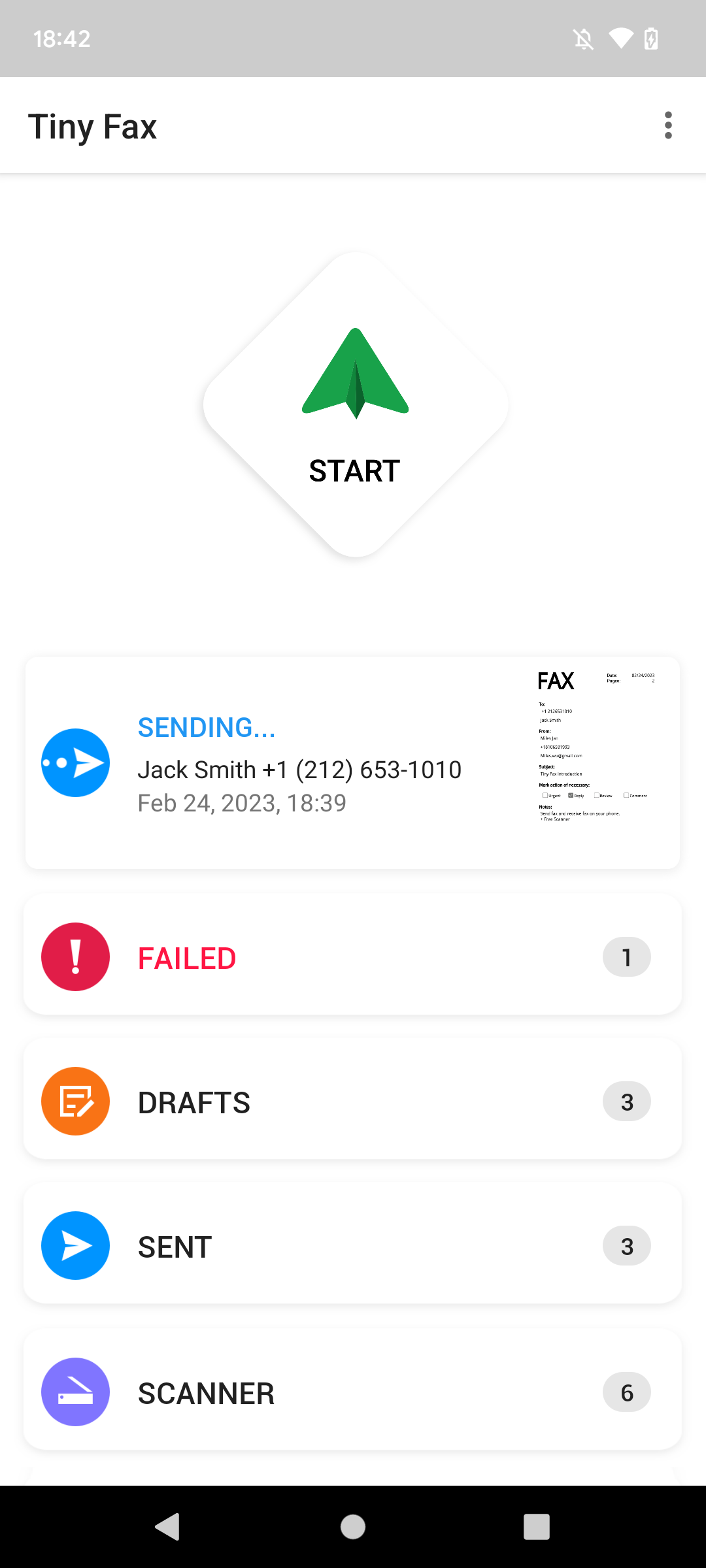 Tiny Fax - Send Fax from Phone Screenshot7