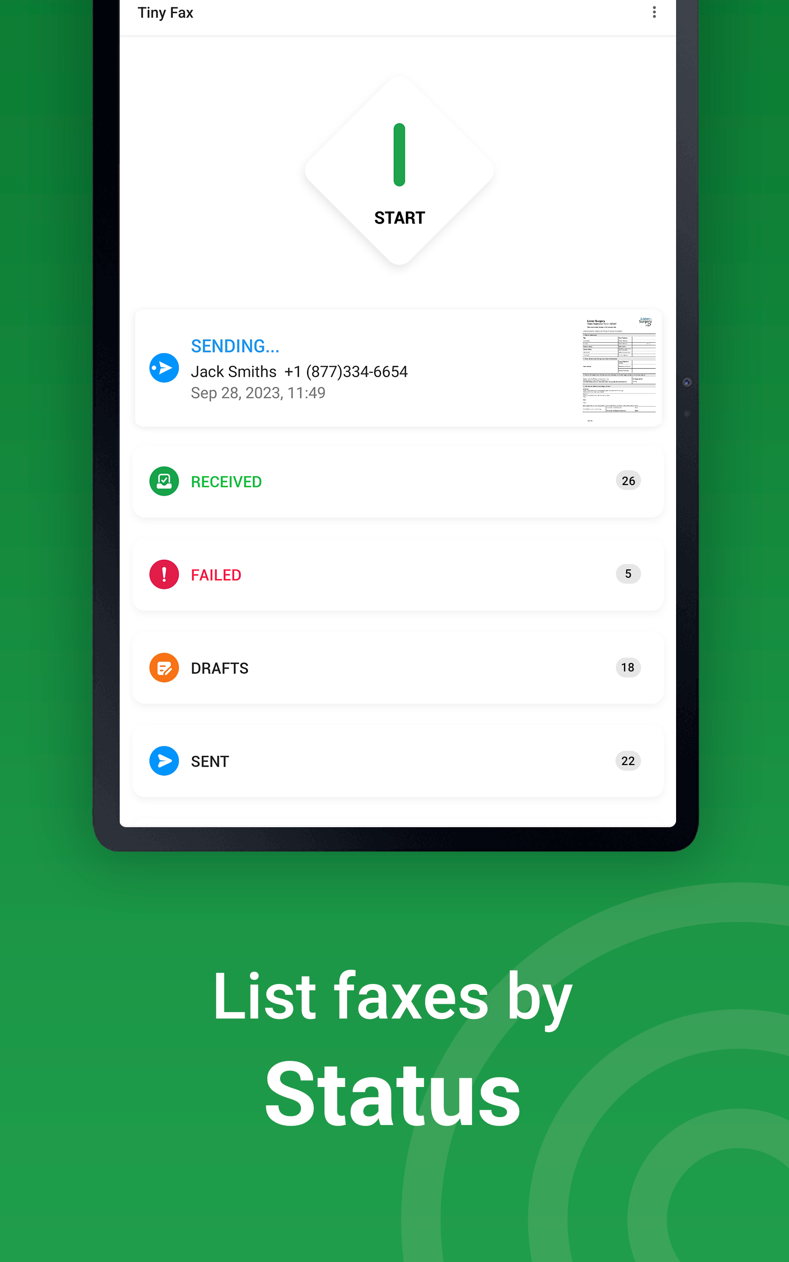 Tiny Fax - Send Fax from Phone Screenshot9