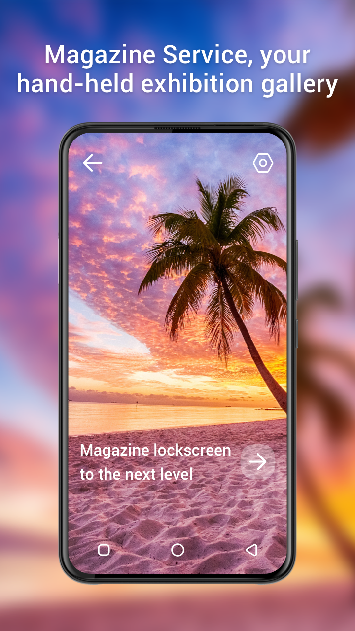 Magazine Lockscreen XOS Screenshot1