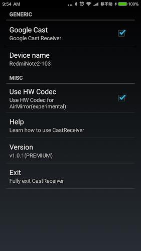 CastReceiver Screenshot1