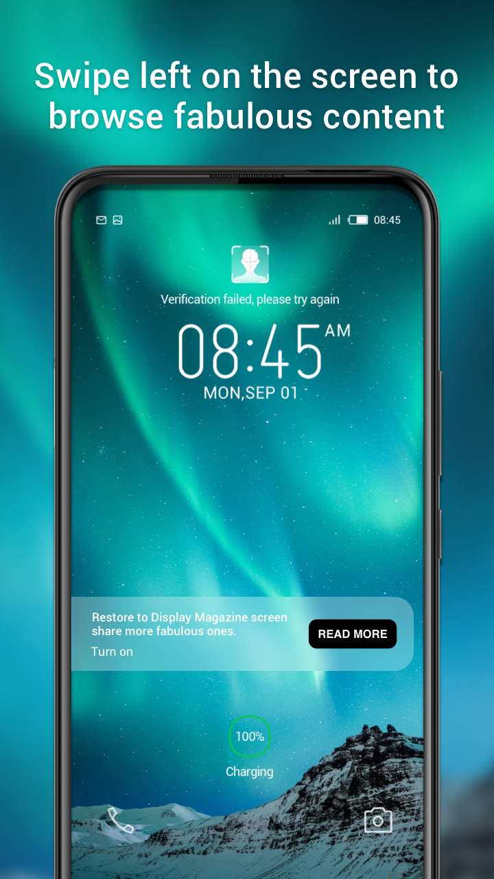 Magazine Lockscreen XOS Screenshot4