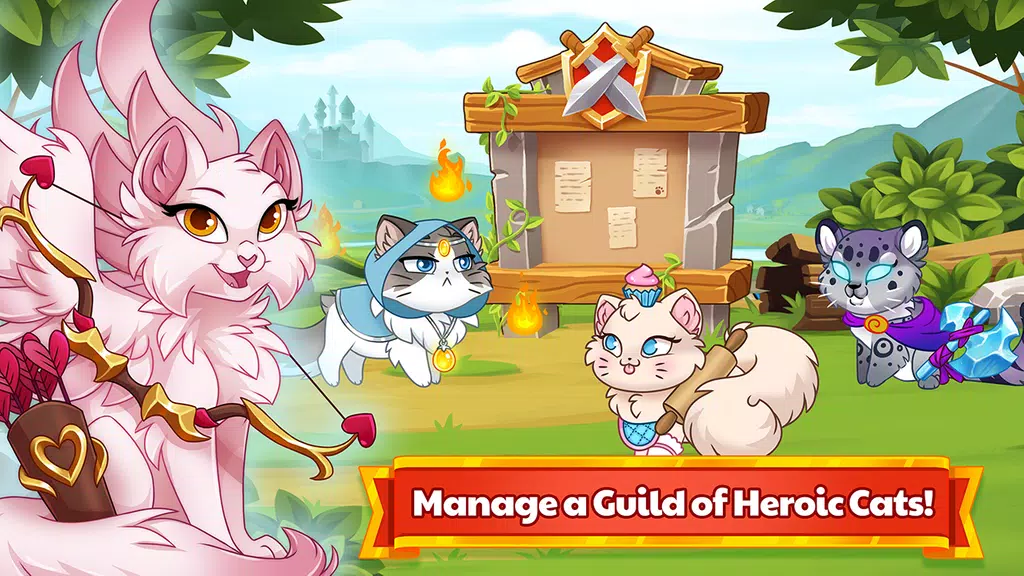 Castle Cats - Idle Hero RPG Screenshot1
