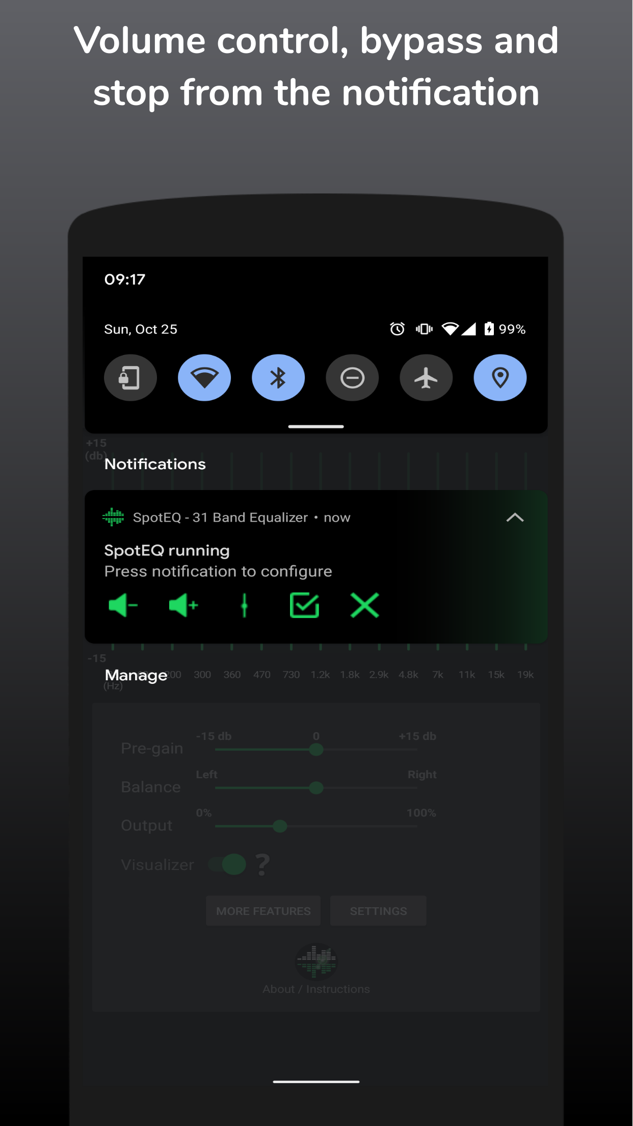 SpotEQ31 - 31 Band Equalizer Screenshot5