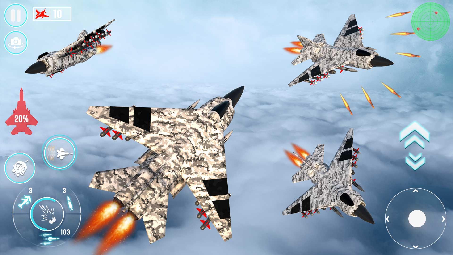 Fighter Jet War Plane Games Screenshot6