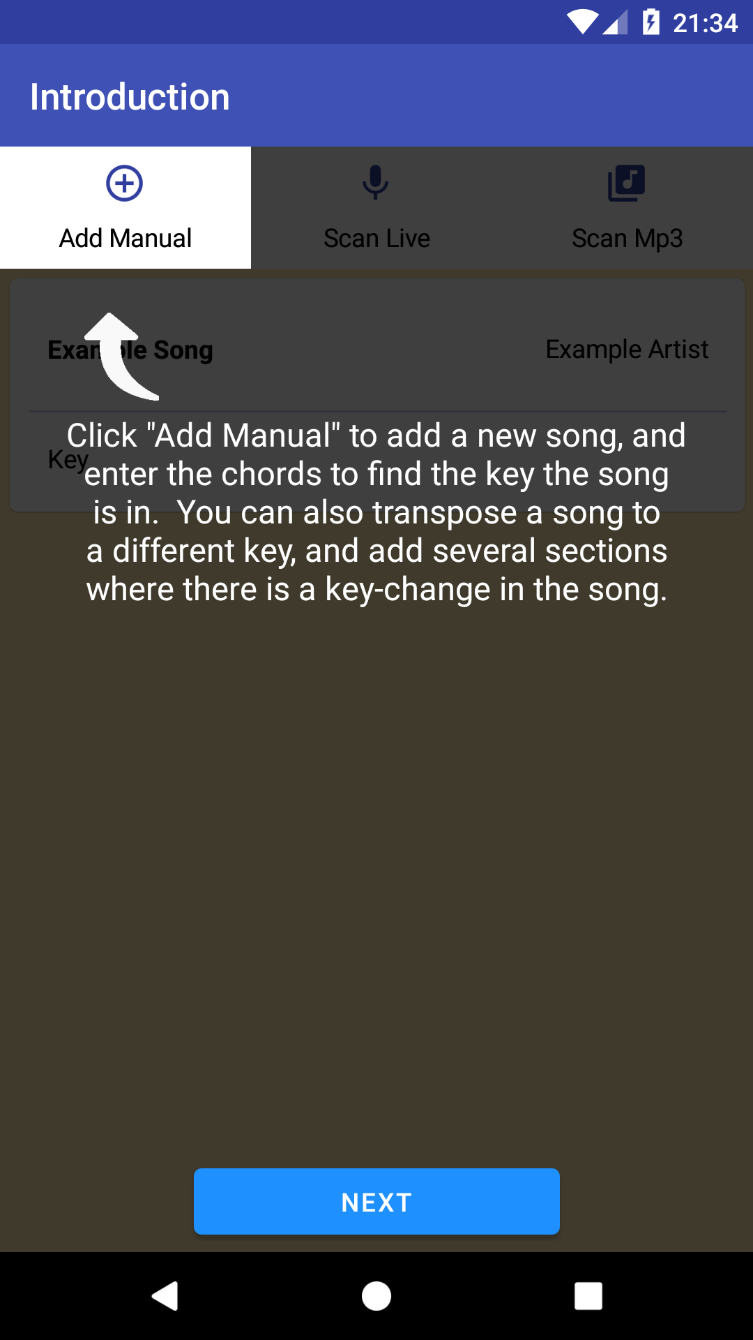 Song Key Finder Screenshot1