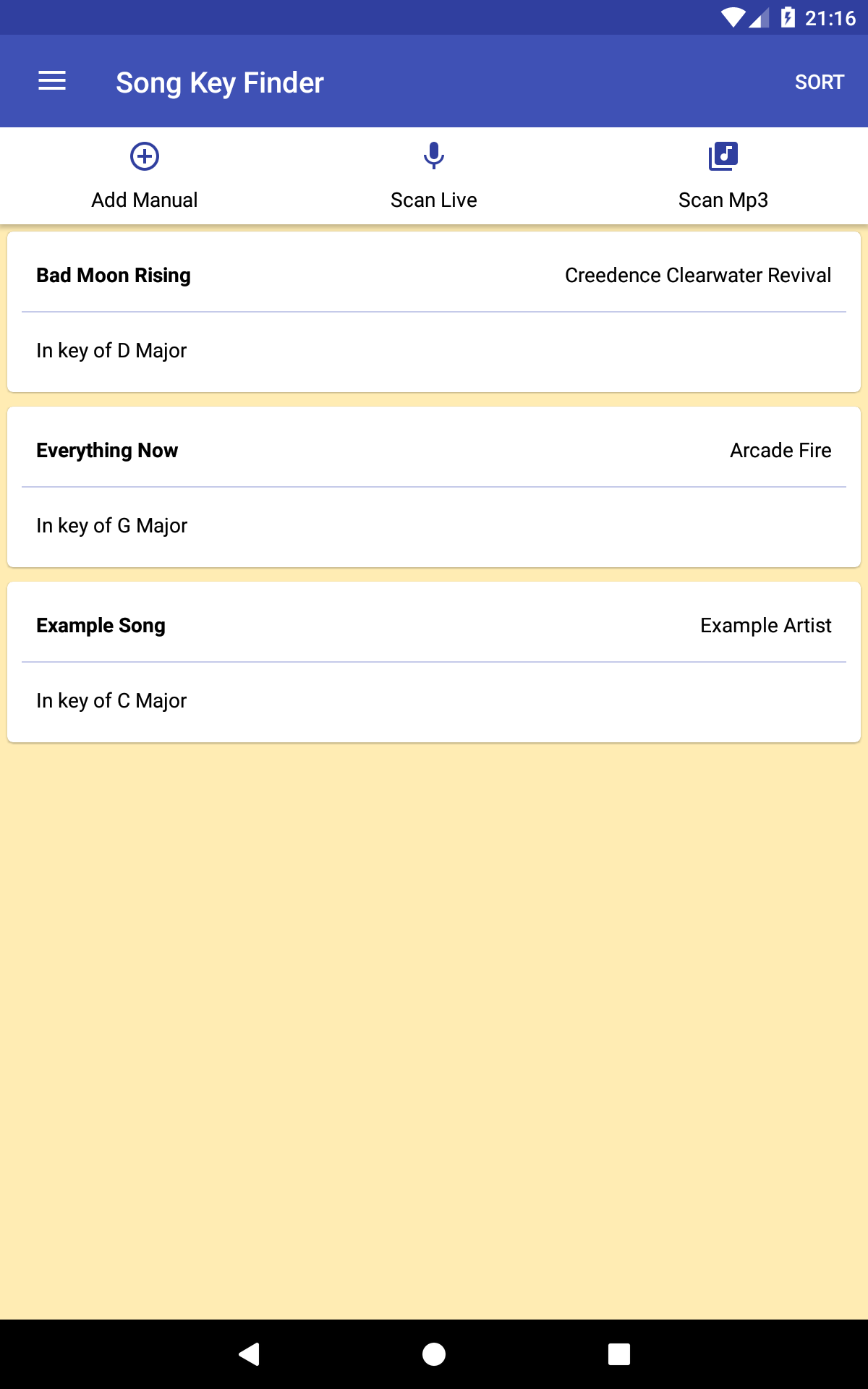 Song Key Finder Screenshot11