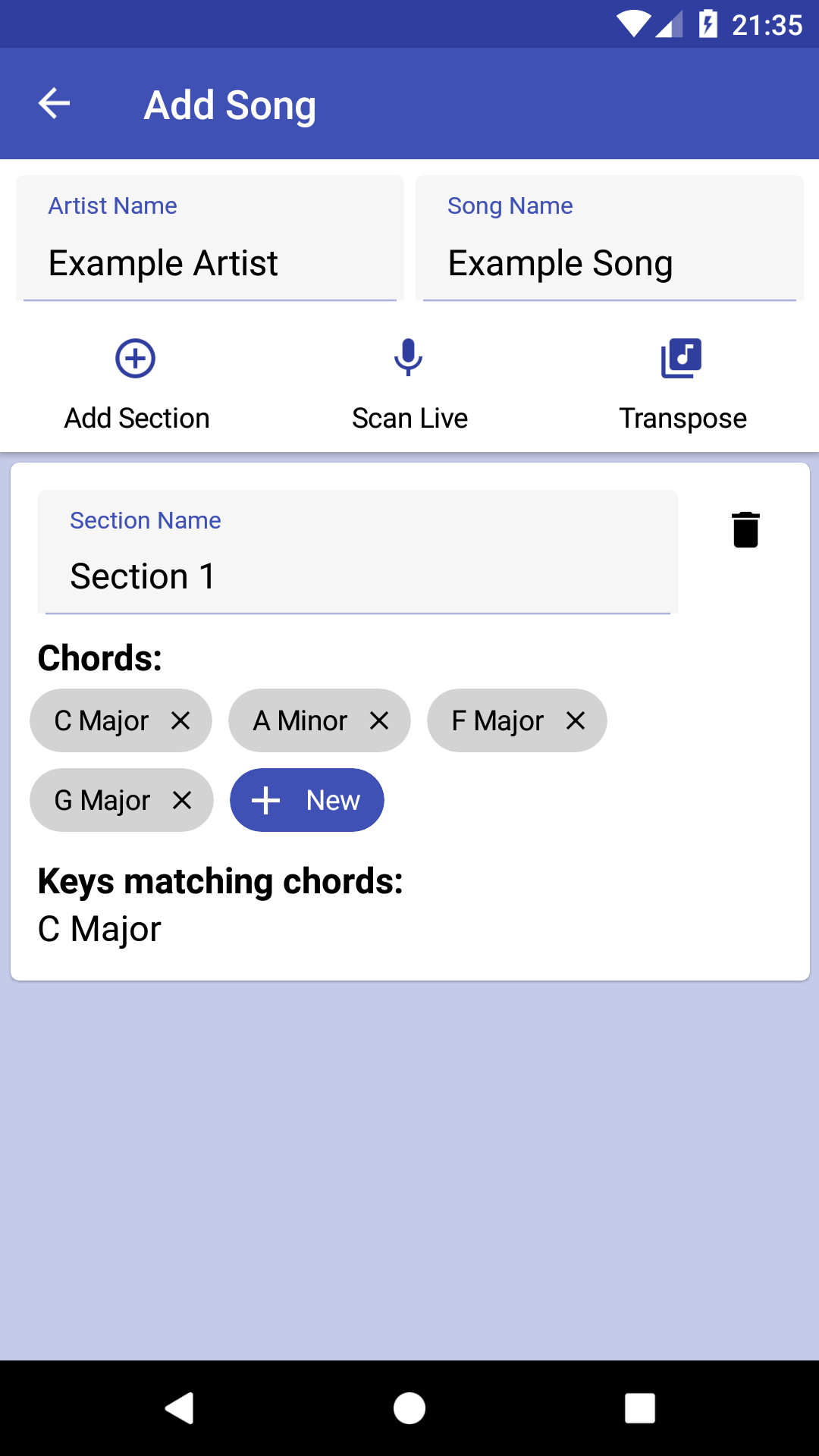 Song Key Finder Screenshot7