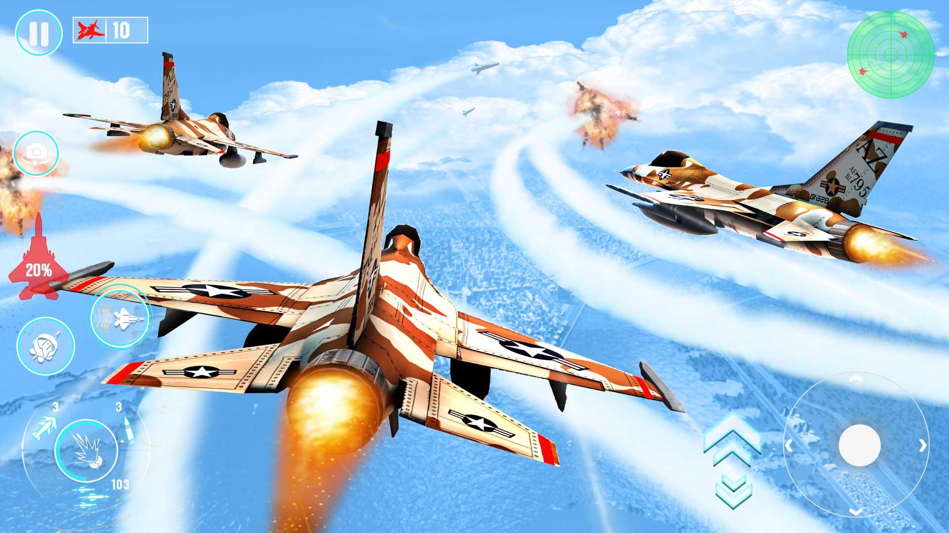 Fighter Jet War Plane Games Screenshot5