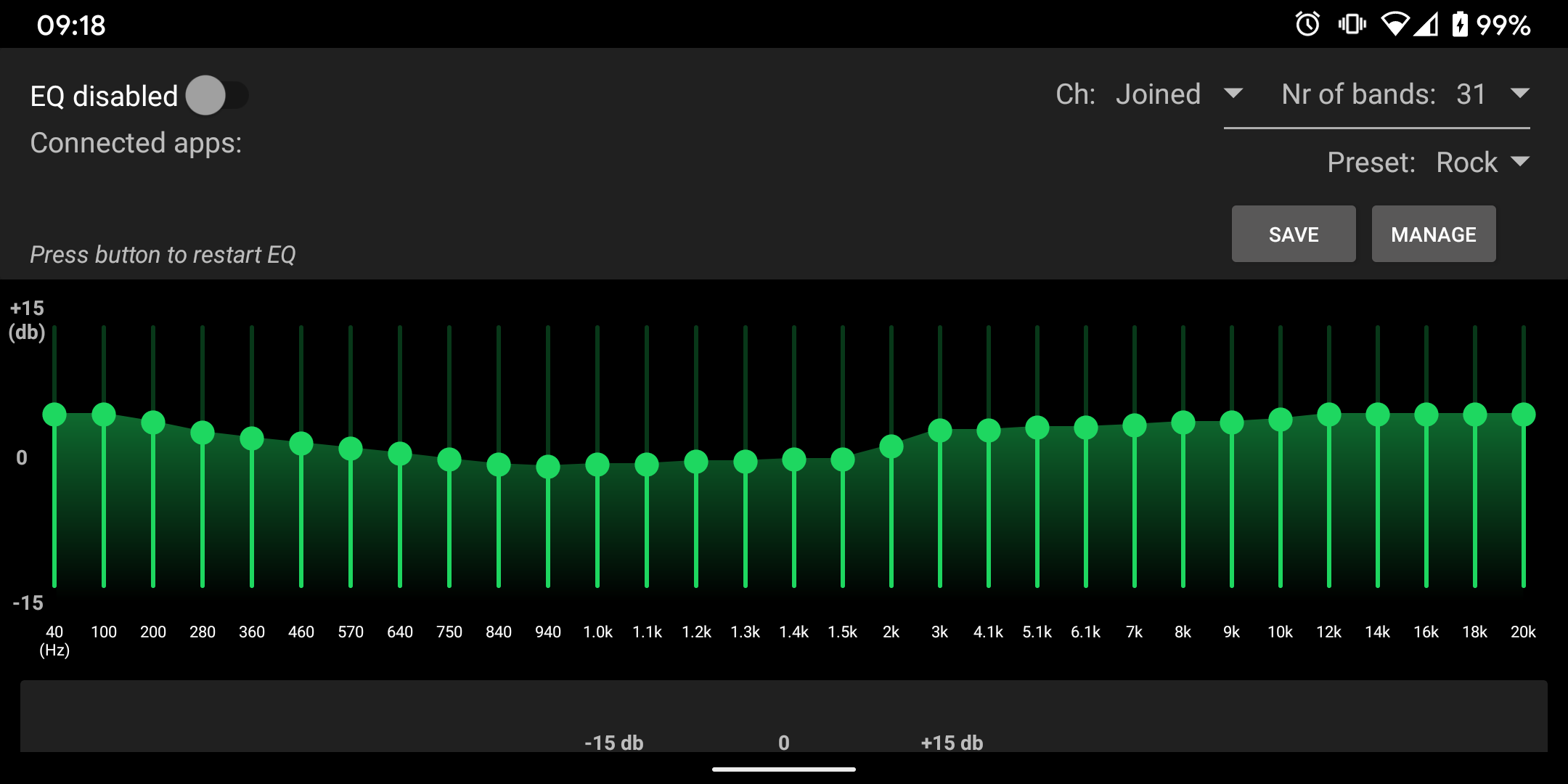 SpotEQ31 - 31 Band Equalizer Screenshot9