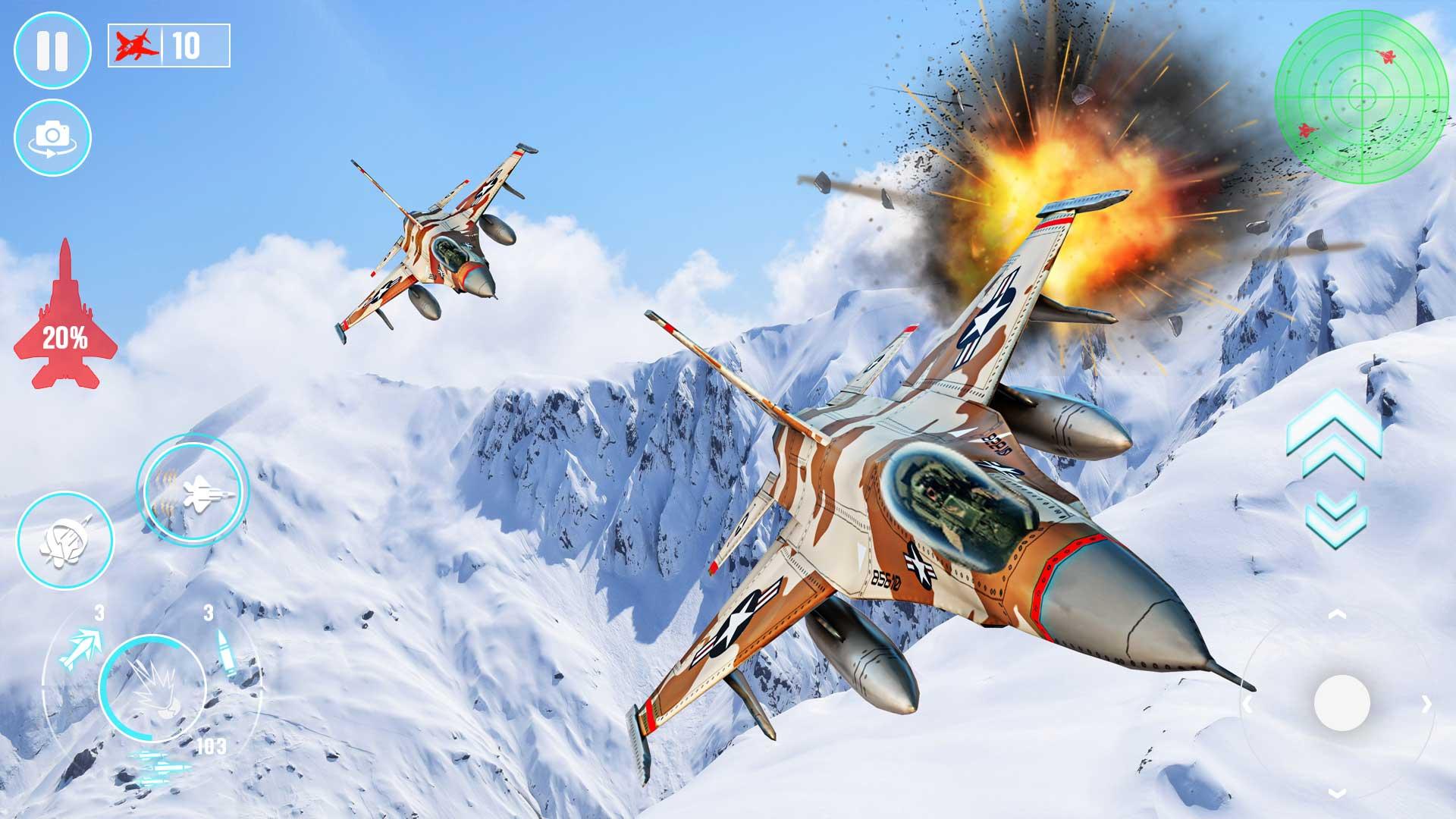 Fighter Jet War Plane Games Screenshot4