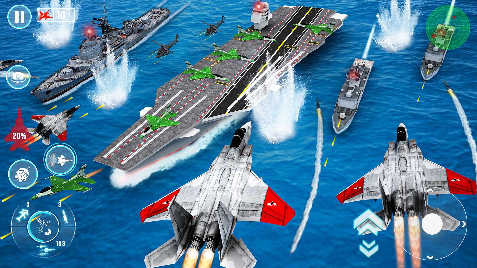 Fighter Jet War Plane Games Screenshot7