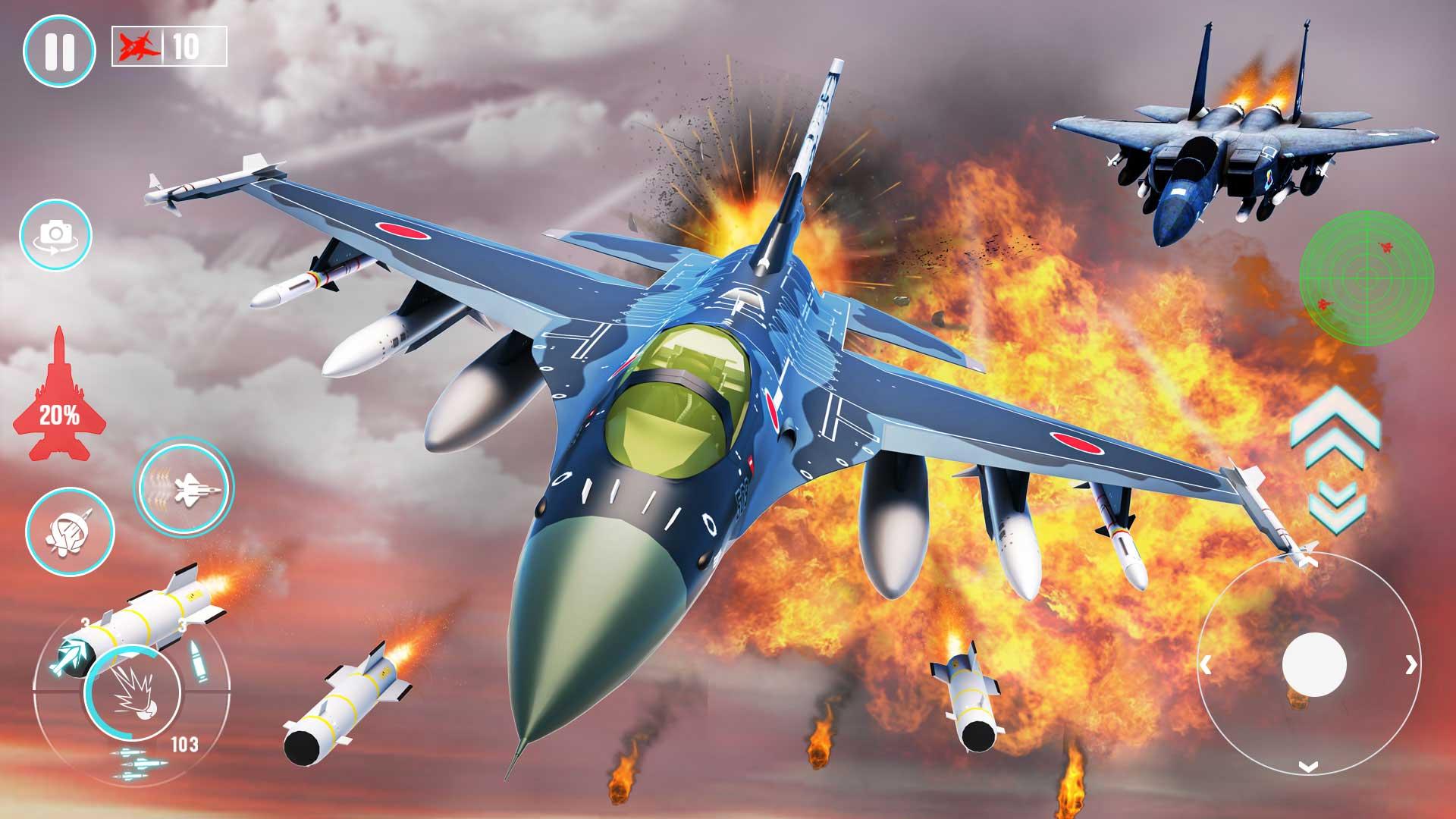 Fighter Jet War Plane Games Screenshot8