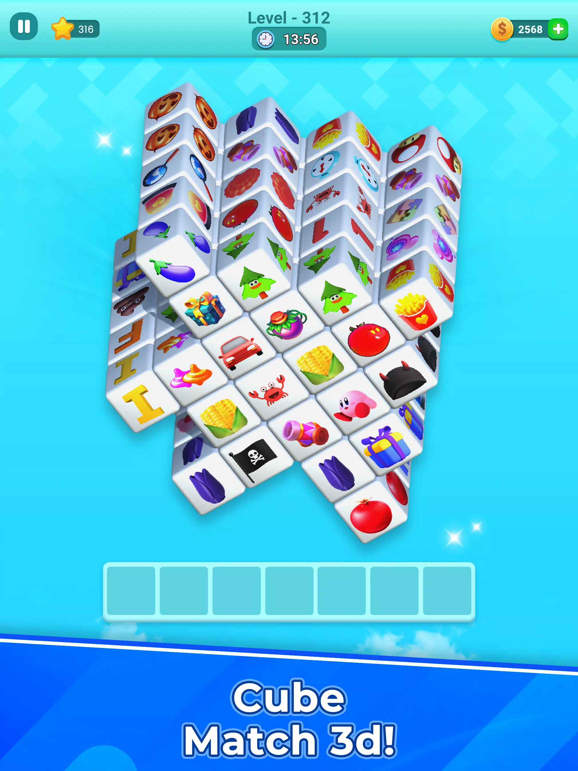 Cube Tile Match 3D Master Screenshot6