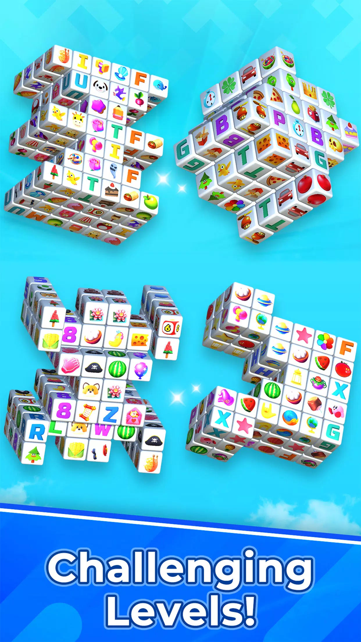 Cube Tile Match 3D Master Screenshot5