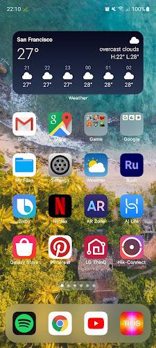 Launcher iOS 17 (TiOS) Lite Screenshot1