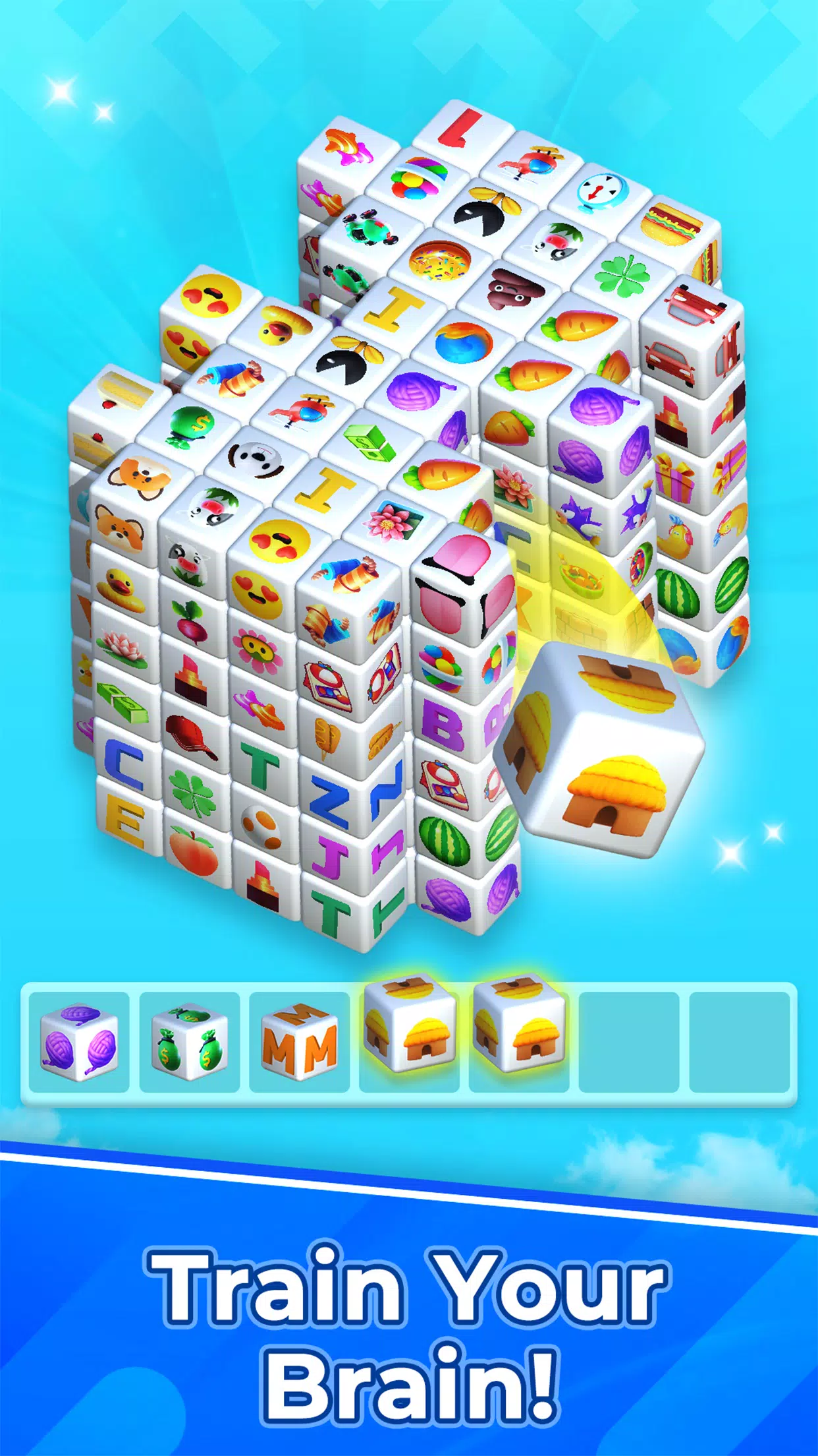 Cube Tile Match 3D Master Screenshot2