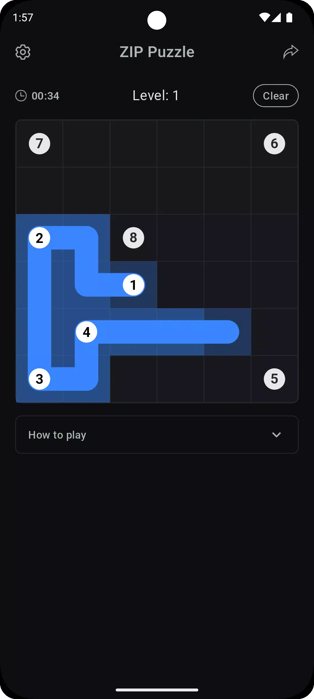 ZIP Puzzle Screenshot2