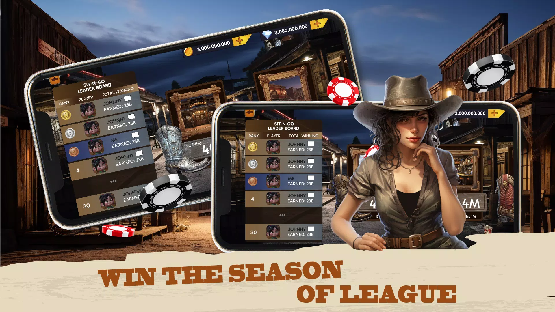 Poker Texas Hold'em Cowboys Screenshot2