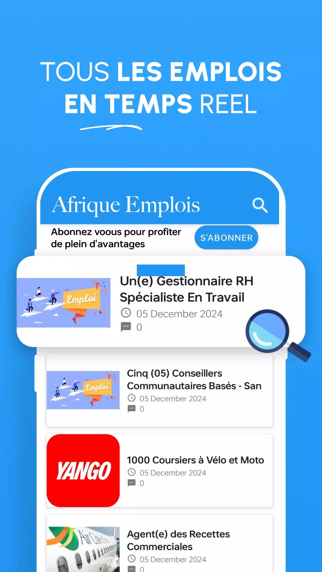 Afrique Emplois Screenshot2