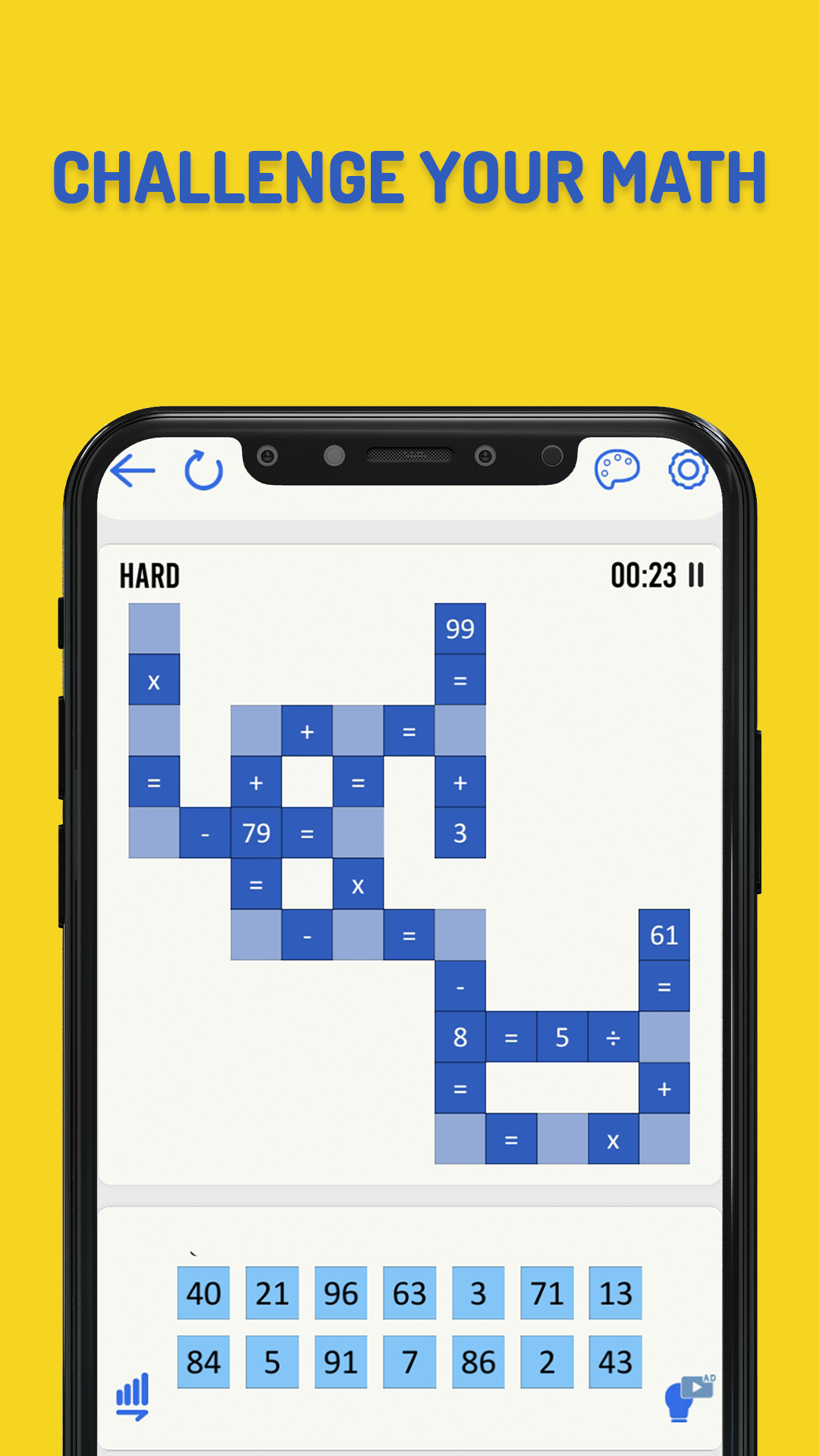 Math Crossmath Puzzle Screenshot1