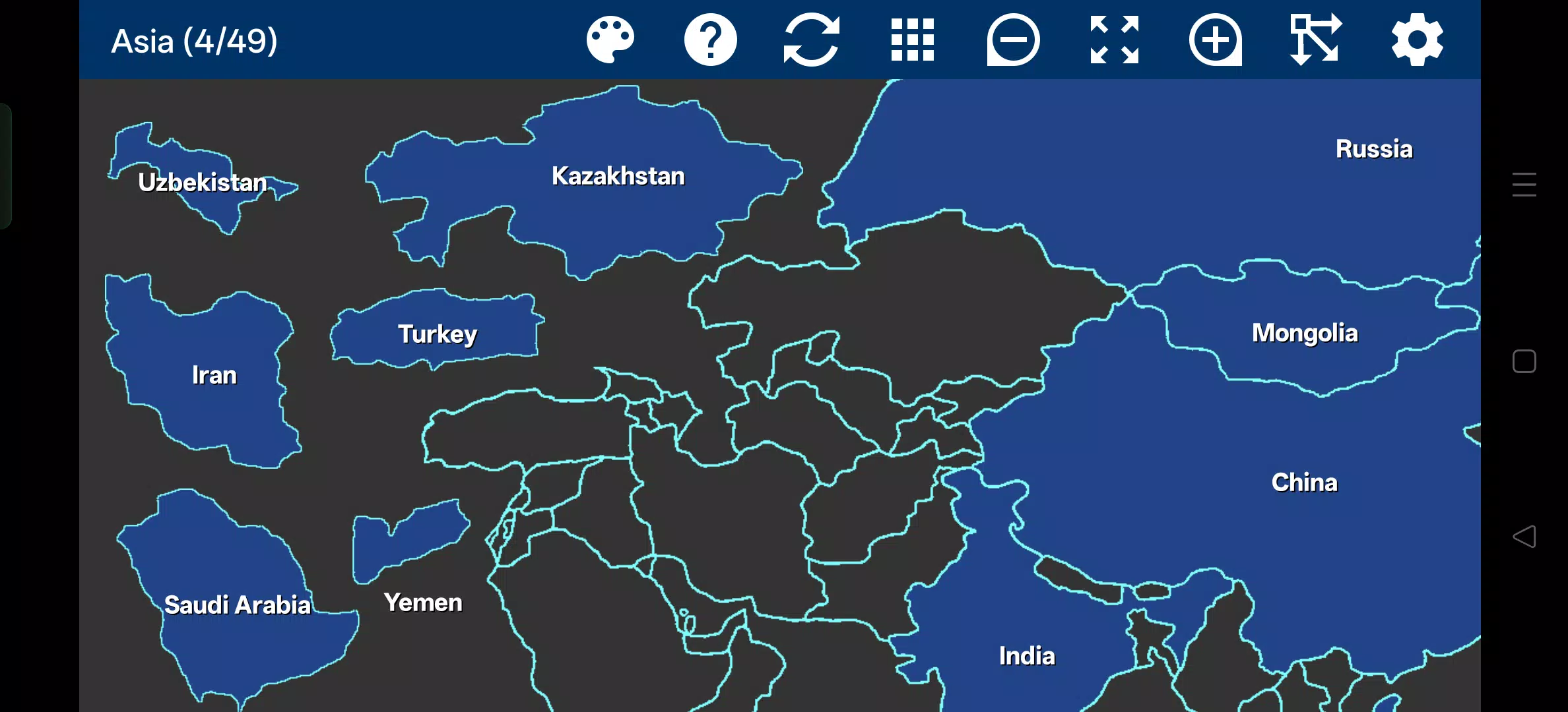 Asia Map Puzzle Screenshot8