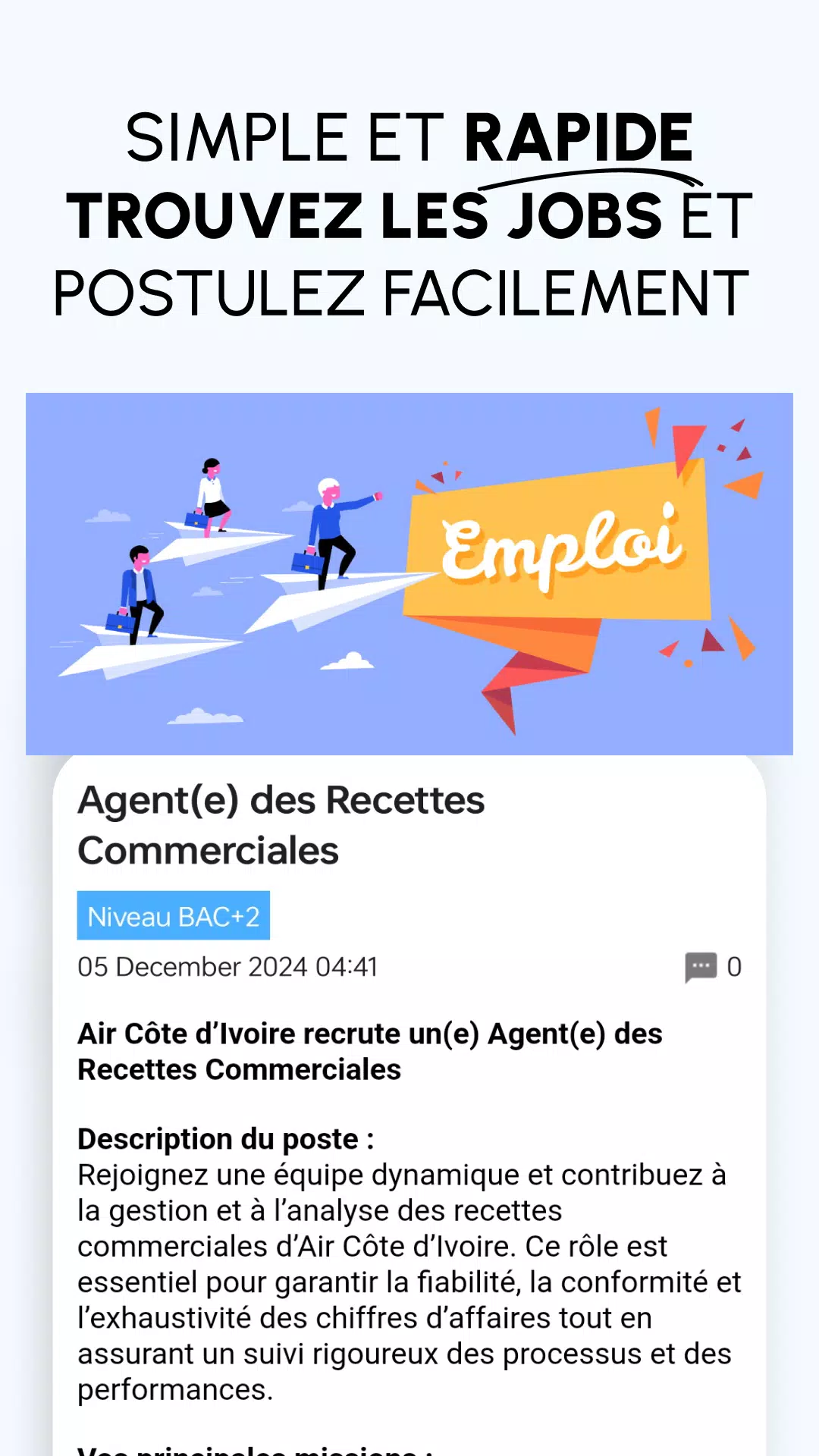 Afrique Emplois Screenshot3