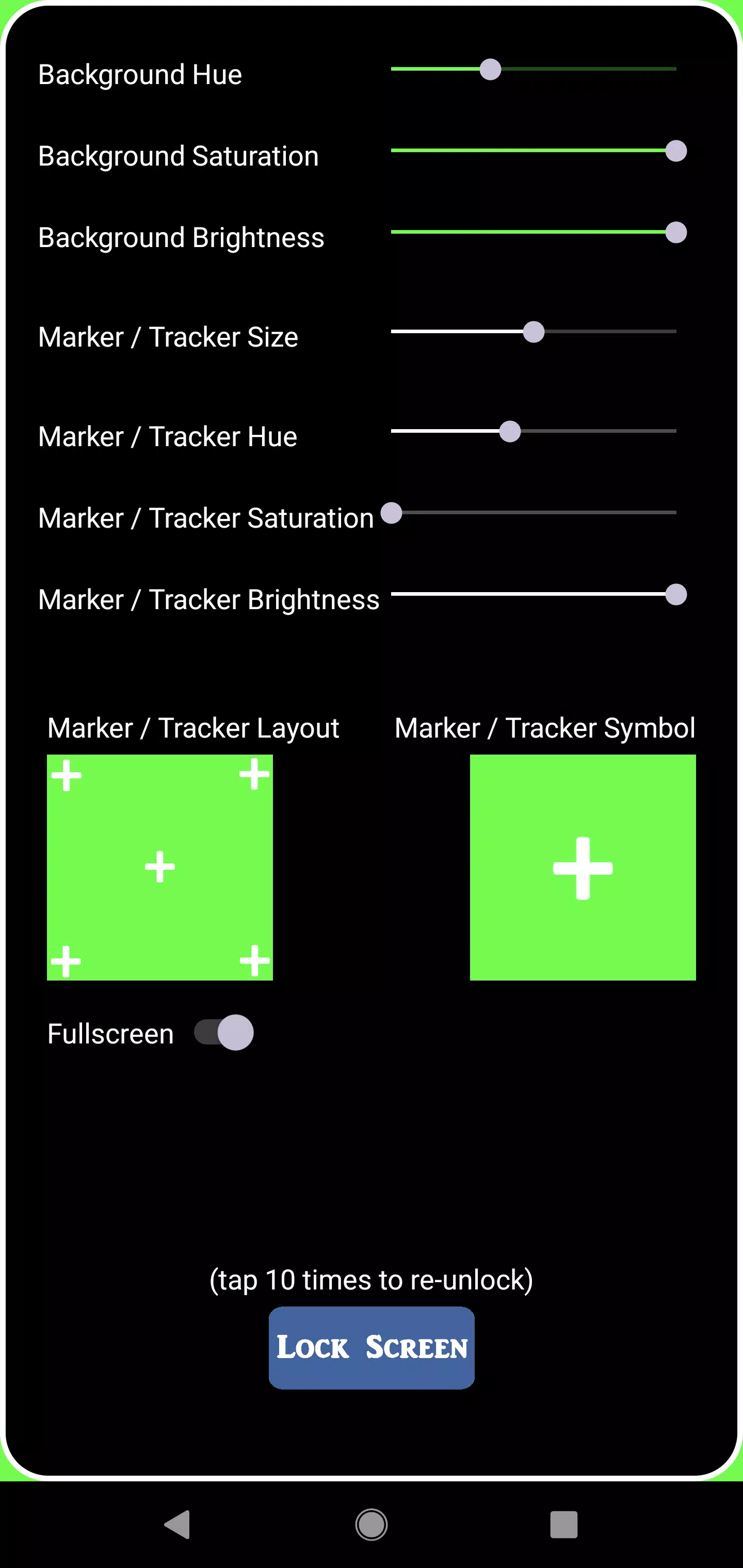 Green Screen TrackMark Screenshot1