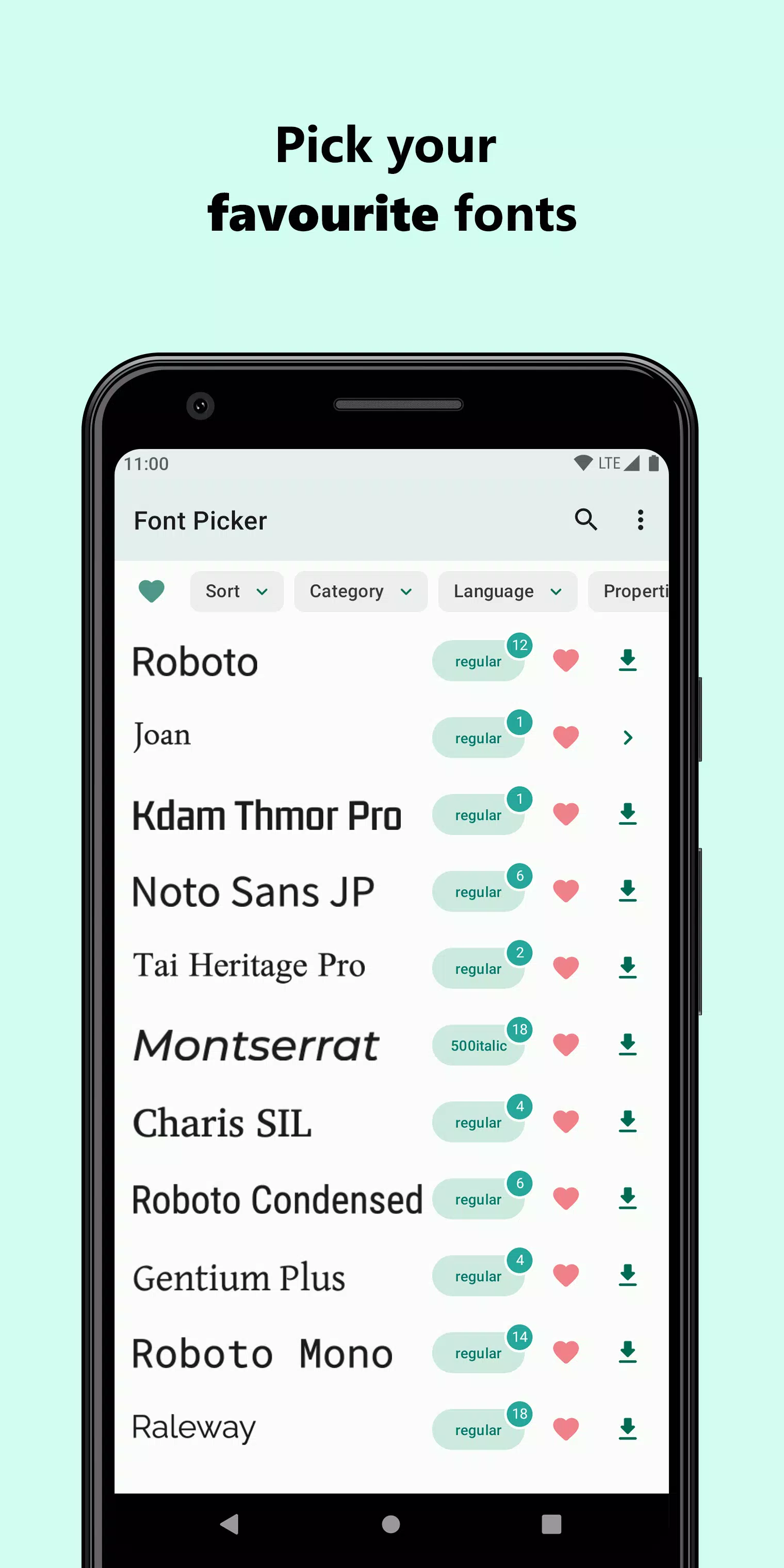Font Picker Screenshot3