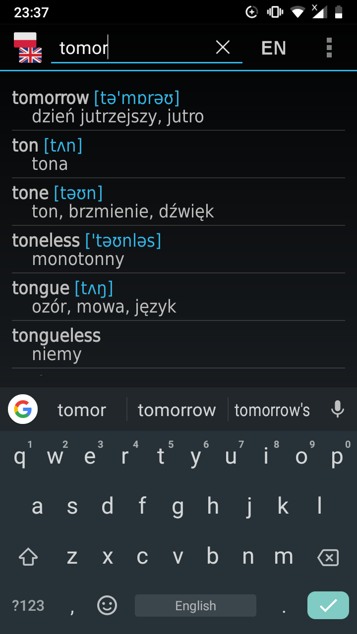 Polish - English Offline Dict Screenshot3