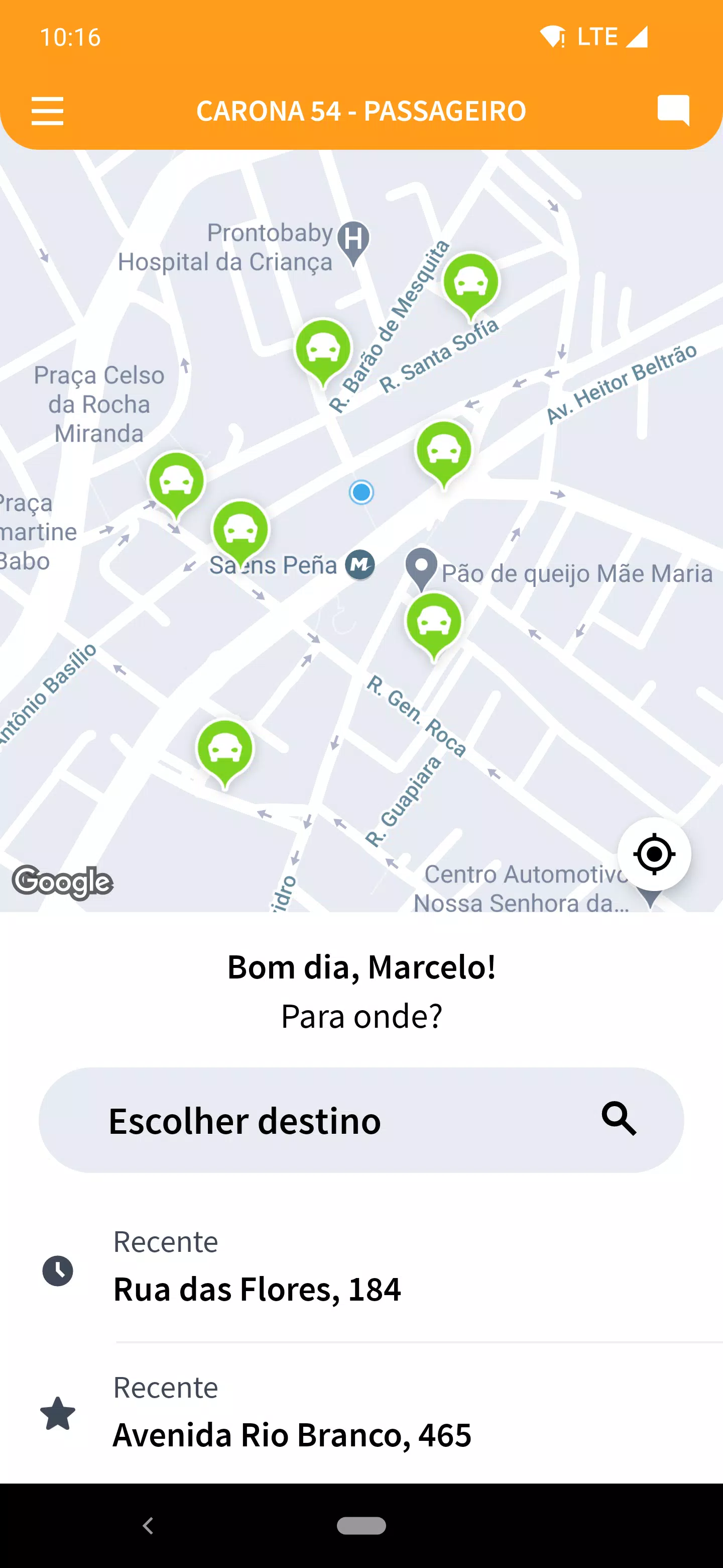 Carona 54 - Passageiro Screenshot1