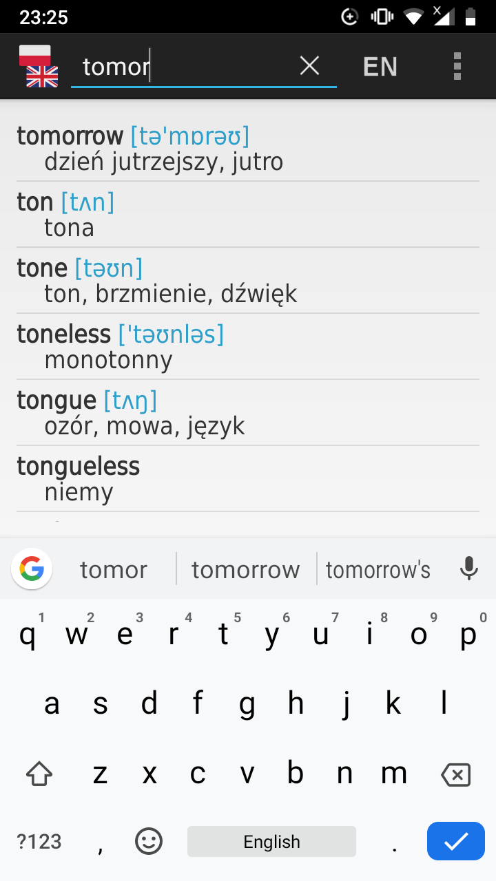 Polish - English Offline Dict Screenshot2