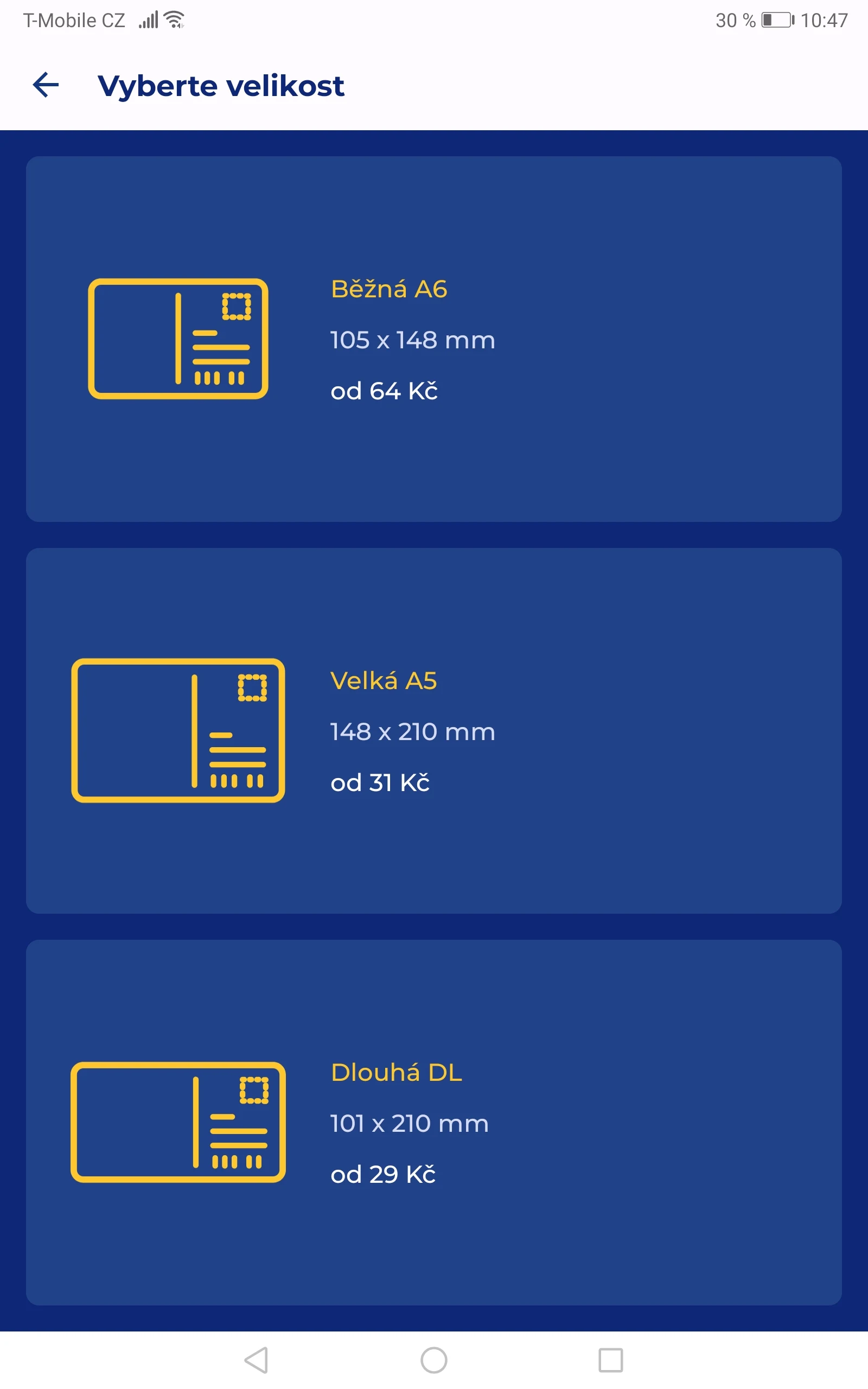 Pohlednice Online Screenshot7