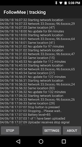FollowMee GPS Tracker Screenshot3