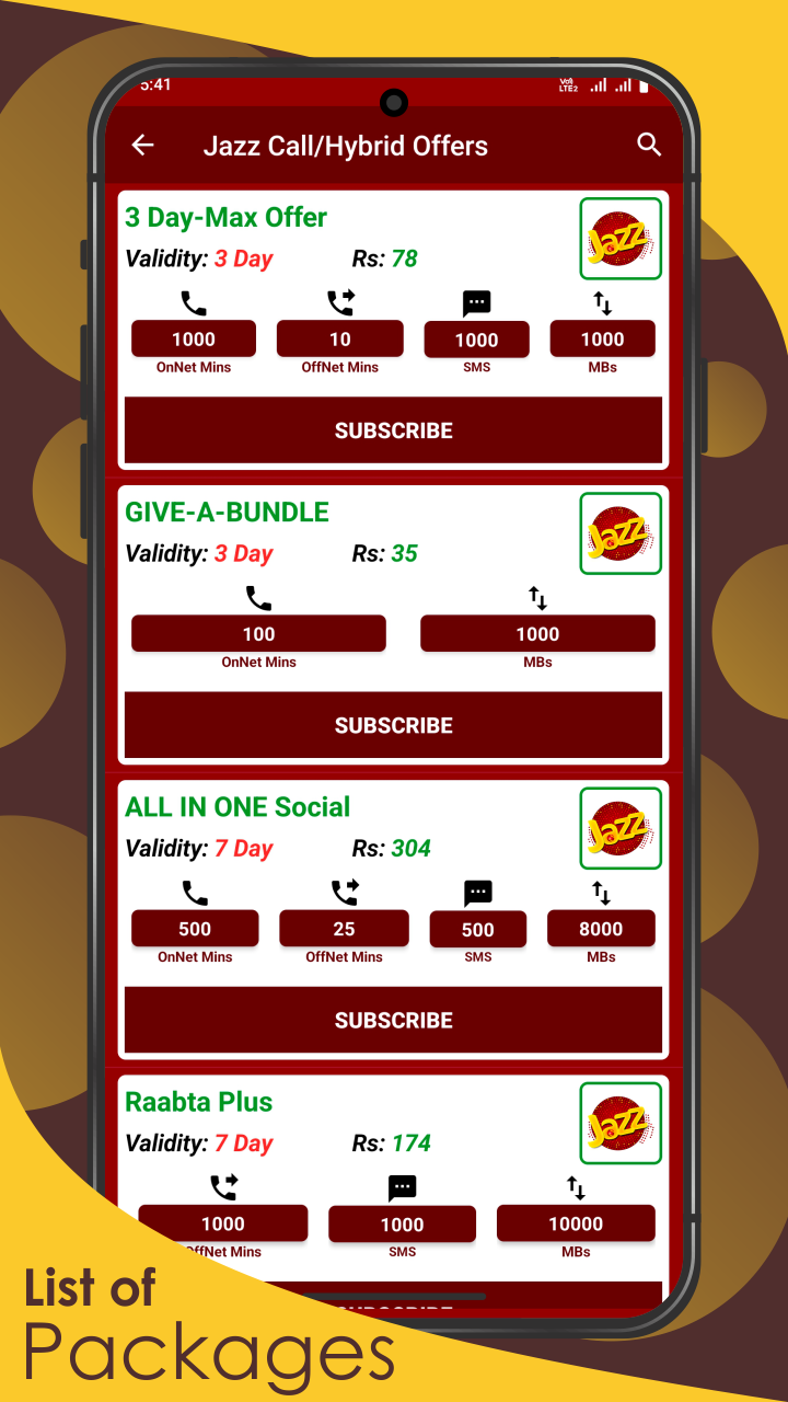 All Network Packages 2025 Screenshot3