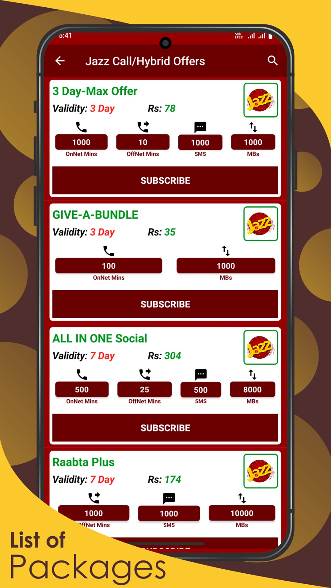 All Network Packages 2025 Screenshot10