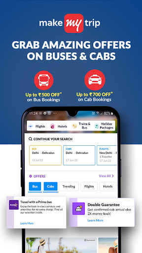MakeMyTrip Hotels, Flight, Bus Screenshot5